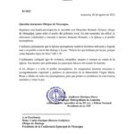 Presidente de la CEP se solidariza con Iglesia de Nicaragua